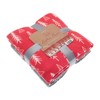 Pack of 2 Christmas Fleece Throws - 120cm x 150cm