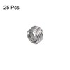 sourcing map 25pcs Threaded Inserts 1/4-20 UNC 1.0D (6.35mm) Helical