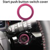 LOCOY Air Conditioning Vent Knob Cover for Honda Civic Accessories