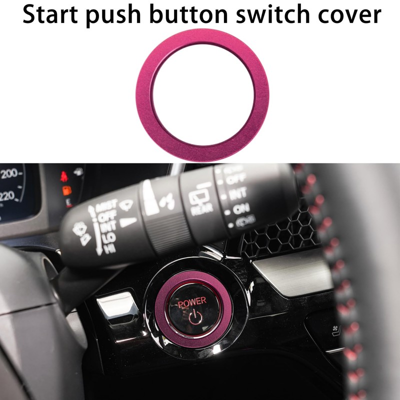 LOCOY Air Conditioning Vent Knob Cover for Honda Civic Accessories