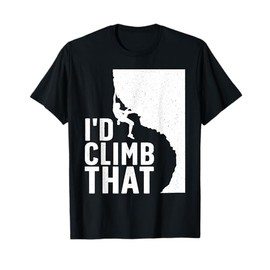 Funny Rock Climbing Art For Men Women Alpinism Rock Climber T-Shirt