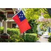 DANF Samoa Flag 3x5 Ft Thick Polyester, Fade Resistant, Brass