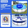 HolyMaji 5ft Dia Pool Pillows for Above Ground Pools Extra