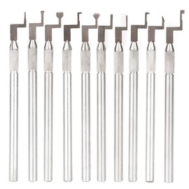 10Pcs DIY Wax Carving Pen Metal Engraving Knife Jewelry Making Tool