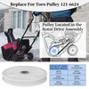 BiLLNE 121-6624 Pulley Fits for Toro Power Clear 721 Snow