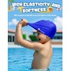 2 Pack Swim Cap Kids - Swimming Cap for Long&Short