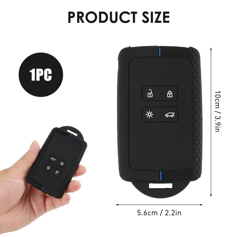 Car Key Case for Clio, Megane, Koleos, Kadjar, Kangoo, Twingo,