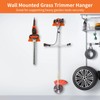 Homaisson 2 PCS Grass Trimmer Wall Rack, Heavy-Duty Hedge Trimmer