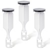 Enhon 2 Hole Pop Up Stoppers, Chrome Bathroom Sink Stopper