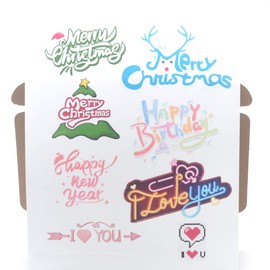 YunBo Clear Sticker Paper for Laser and Inkjet Printer Vinyl Labels Decal Transparent Transparency 100%Transparent but Not Waterproof 8.5" x 11" 30Sheets