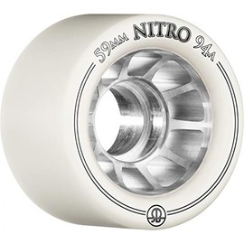 RollerBones Nitro Wheels 59mm x 92a 8pk White