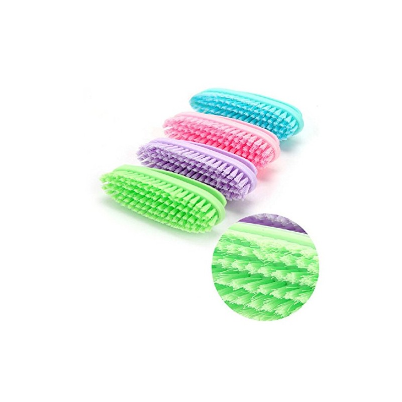 4Pcs Household Plastic Clothes Shoes Laundry Scrub Brushes Cleaning Tool