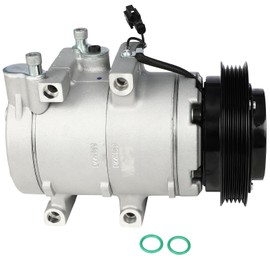 ECCPP AC Compressor Fast Cooling HS18 2001-2006 Fit for Hyundai Santa Fe for Kia Optima 2.4L Air Conditioning Compressor 5 Grooves