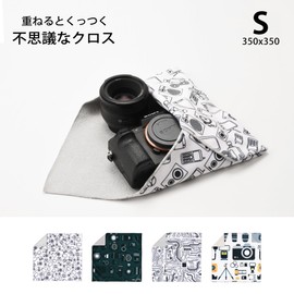 GCJUYA Camera Wrap Wrapping Cloth Protective Cloth 350x350mm Pitat Stick Cloth Cleaning Cloth Camera Accessories Protection Wrap Cover for Camera Lens Tablet Protection (Electronic Component Pattern)