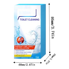 Tabletas Efervescentes Para Limpieza De Inodoros, Paquete De