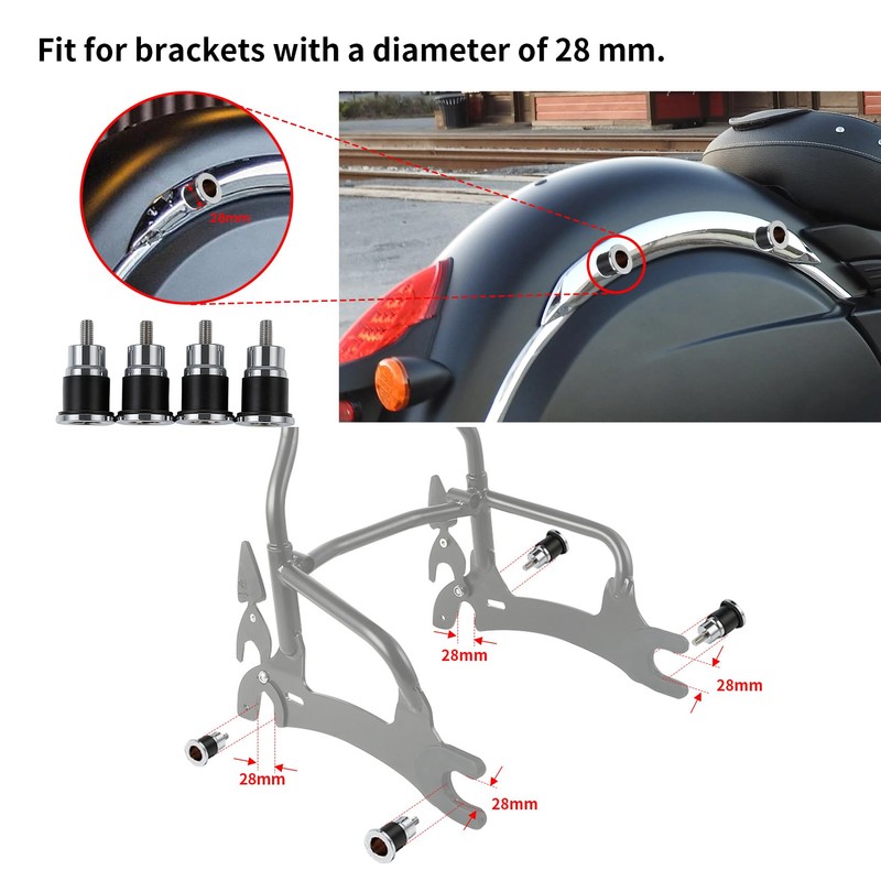 TCMT Quick Release Mount Hardware Spool Fit For Indian Chief