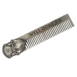 FOMIYES Stainless Steel Fine Tooth Hair Comb for Men Dandruff Scalp Scraper Comb Sleek Grooming Tool for Easy Hair Styling and Care