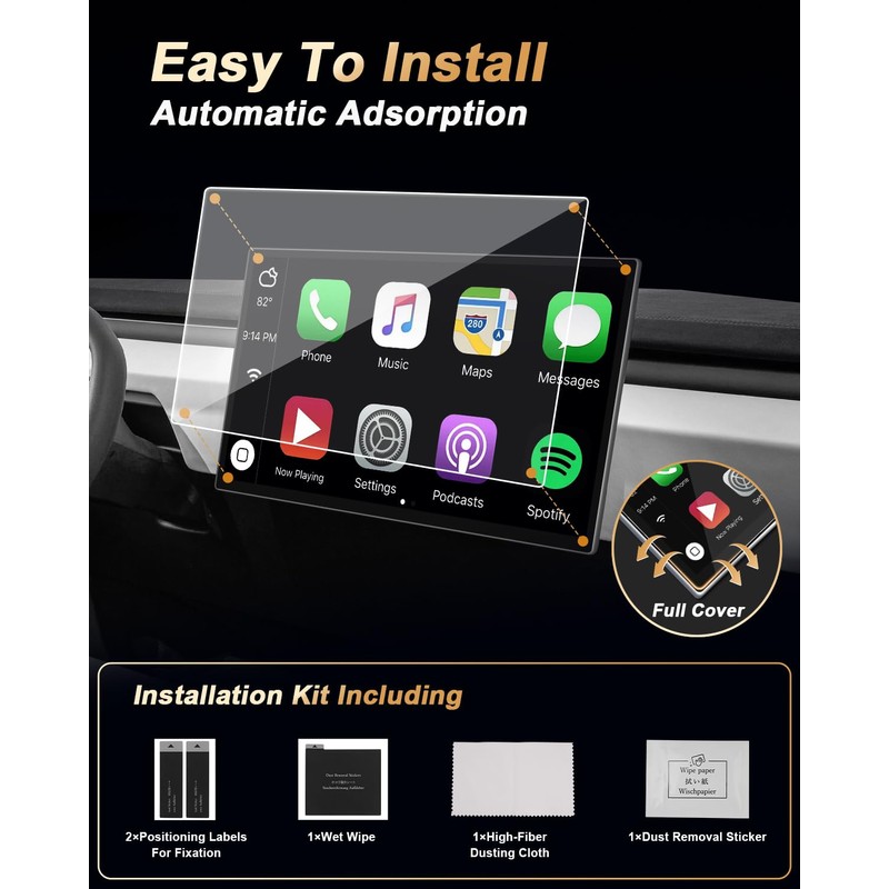 Screen Protector For 2018-2024 Honda Odyssey - 8-Inch Navigation Tempered