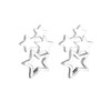 Elli Damen-Ohrstecker Sterne 925 Sterling Silber 0310391011