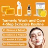 Kit Cuidado Facial Cúrcuma Piezas Limpiador Cepillo Discos Exfoliantes Jabón