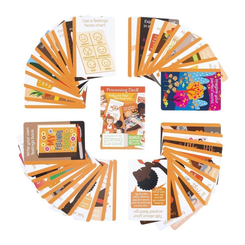 Coping Skills for Kids Coping Cue Cards Processing Deck