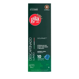 Café Gila Cápsulas de Café Tostado y Molido Descafeinado, Café, 54 gramos
