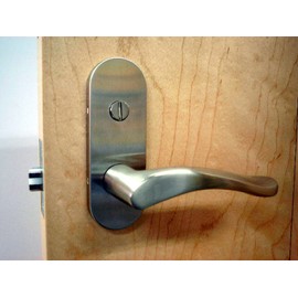 美和rokku zlt902 – 6 Indoor Lever Handles, Lock, Silver 0150 – 525