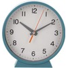 Fuji Boeki 29870 Dual Standing, Analog Clock, Silent, Small, Width
