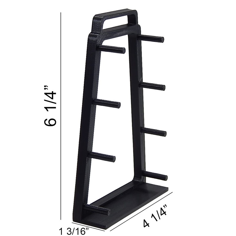 Black Knife Display Stand Rack Holder Organizer For 4 Medium