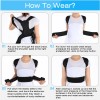 Corrector De Postura Espalda Con Faja Ajustable Para Niños