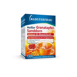 Klosterfrau Hot Pomegranate Sea Buckthorn | Immune & Defense | 4 x 10 Servings of 15 g