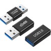 Herfair USB to USB Adaptor,USB 3.0 to USB Adapter Coupler(3-Pack),