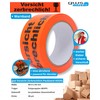 gws Warning Tape Caution Fragile Hallway Orange PVC Strong Packaging