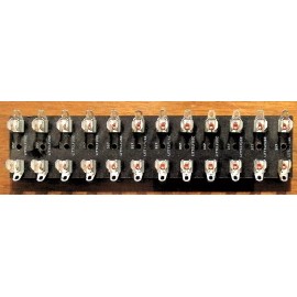 Littlefuse Fuse Holder 357 for 12 3AG Fuses Solder connection 7.2" long x 1.6 US
