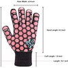 J H Heat Resistant Oven Glove:EN407 Certified 932 °F, 2
