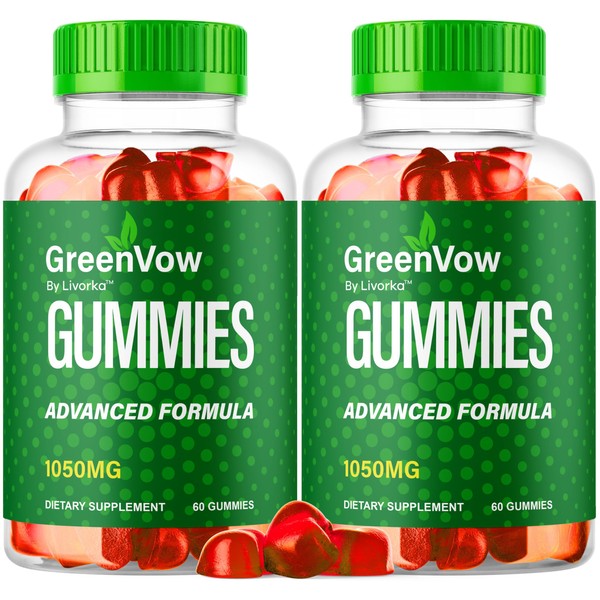 (2 Pack) GreenVow Gummies - Official Green Vow Gummies Premium