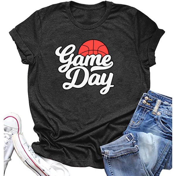 Women Basketball Mom Shirts Gameday Basketball Graphic Tshirt Basketball Lovers