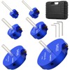 6PCS PVC Pipe Reamer Kit - SCH40 Aluminum Deburring Tool