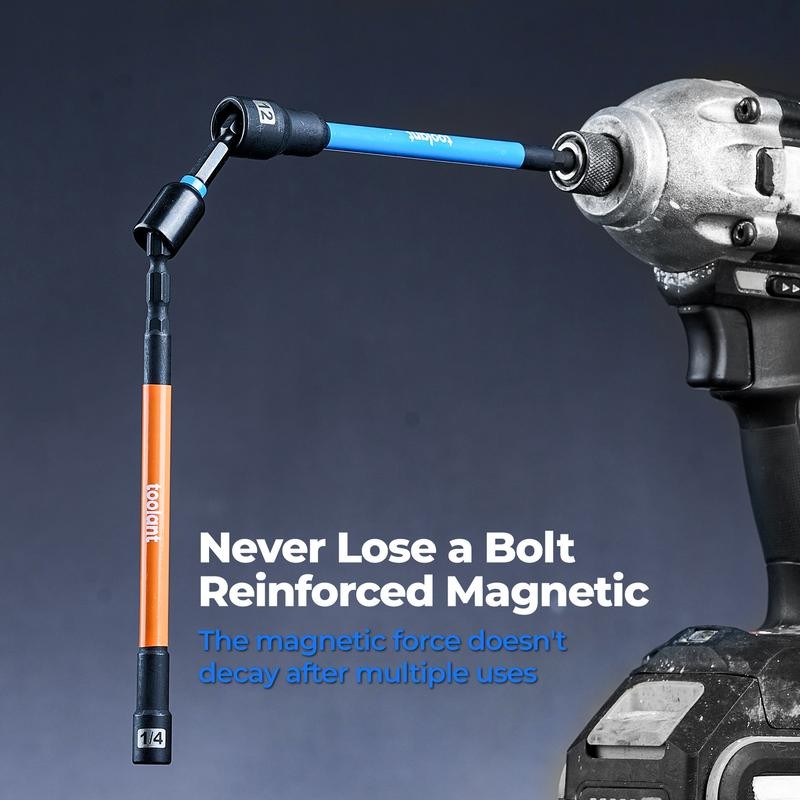 21-Piece Extra Long Magnetic Nut Driver Set – SAE &