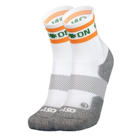 OS1st AC4 Active Comfort Socks with Blister Protection Double-tab and reinforced seamless toe, great for runners (US, Alpha, Medium, Regular, Regular, St. Patricks)
