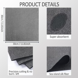 flintronic 10 Pack Magic Cleaning Cloths, Microfiber Glass Cleaning Cloth, Multifunctional Washable Cloth Duster, Reusable Lint Free Dish Cloths, for Kitchen, Car, Windows, Mirrors, 30 * 30 CM