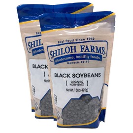 Shiloh Farms - Organic Black Soybeans 2 pack - 15 ounce each