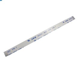 AKUYAO 10 Pin 0.5 mm Grid AWM 20624 80C 60V VW-1 Flex Cable Length 100 mm, Pin Assignment on Same Side Type A Ribbon Cable