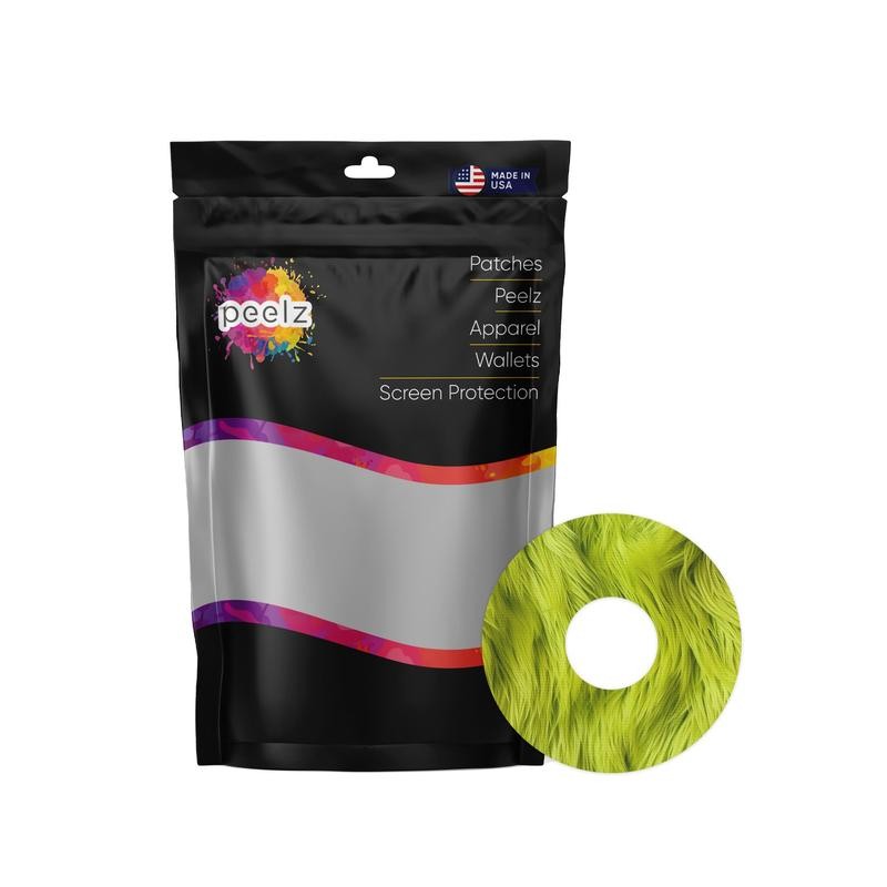 Grinch Fur Patch Tape Designed for the FreeStyle Libre 3