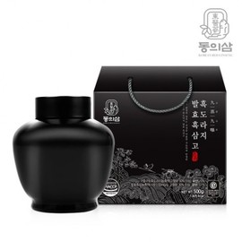 Dongui Ginseng, Gujeunggupo, Black Bellflower, Fermented Black Ginseng, 500g x 1 jar / 동의삼 구증구포 흑도라지 발효흑삼고 500g x 1단지