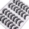 Losha Eyelashes Natural Look Faux Mink Lashes Pack Handmade Fluffy