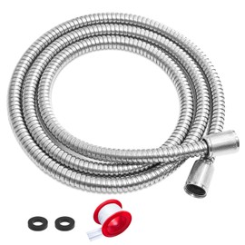 FEELSO Shower Hose for Handheld Shower Head, 71 inch high pressure resistant shower hose,Flexible Extension for Shower Heads, Bathroom Faucets, Toilet and Pet Washing