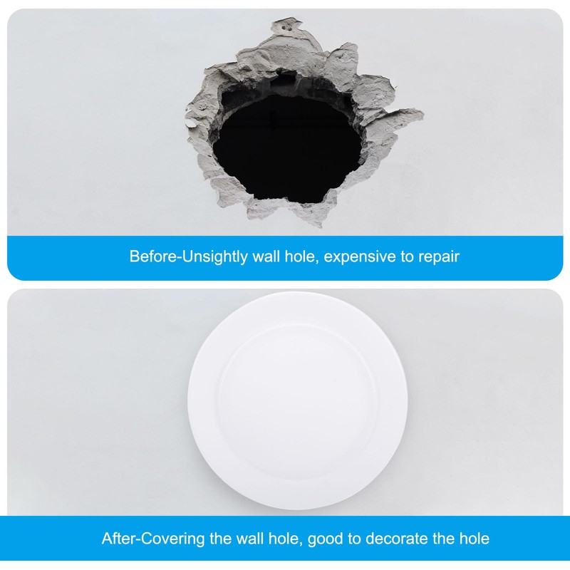 PATIKIL Air Conditioning Wall Hole Cover, 2Pcs Air Conditioner Blocking