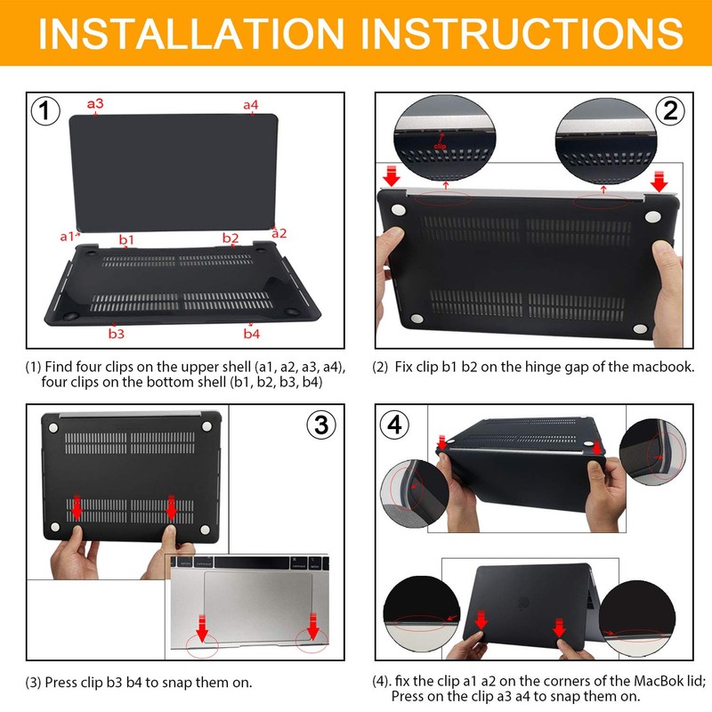 TECOOL Case Only Compatible with MacBook Pro 16 Inch 2019