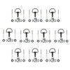 Oldbones Motorcycle Racing Fasteners Quick Release D-Ring 1/4 Turn Racing